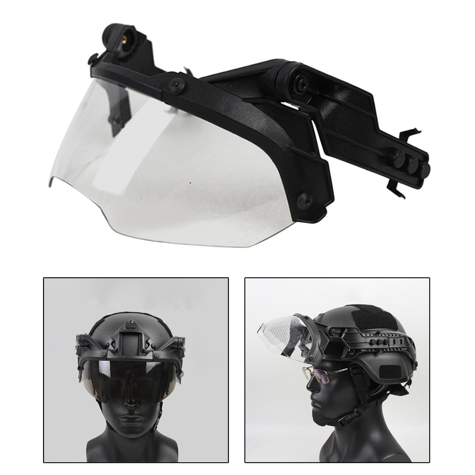 Tactical Split An toàn bảo vệ an toàn F-F-F-F-Foggles Phụ kiện đường ray 90 độ Bảo vệ antifog có thể tháo rời Color: Green B