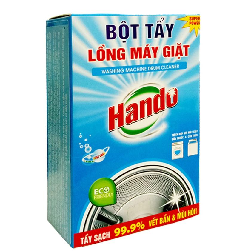 Hộp 2 gói tẩy lồng máy giặt siêu sạch Hando