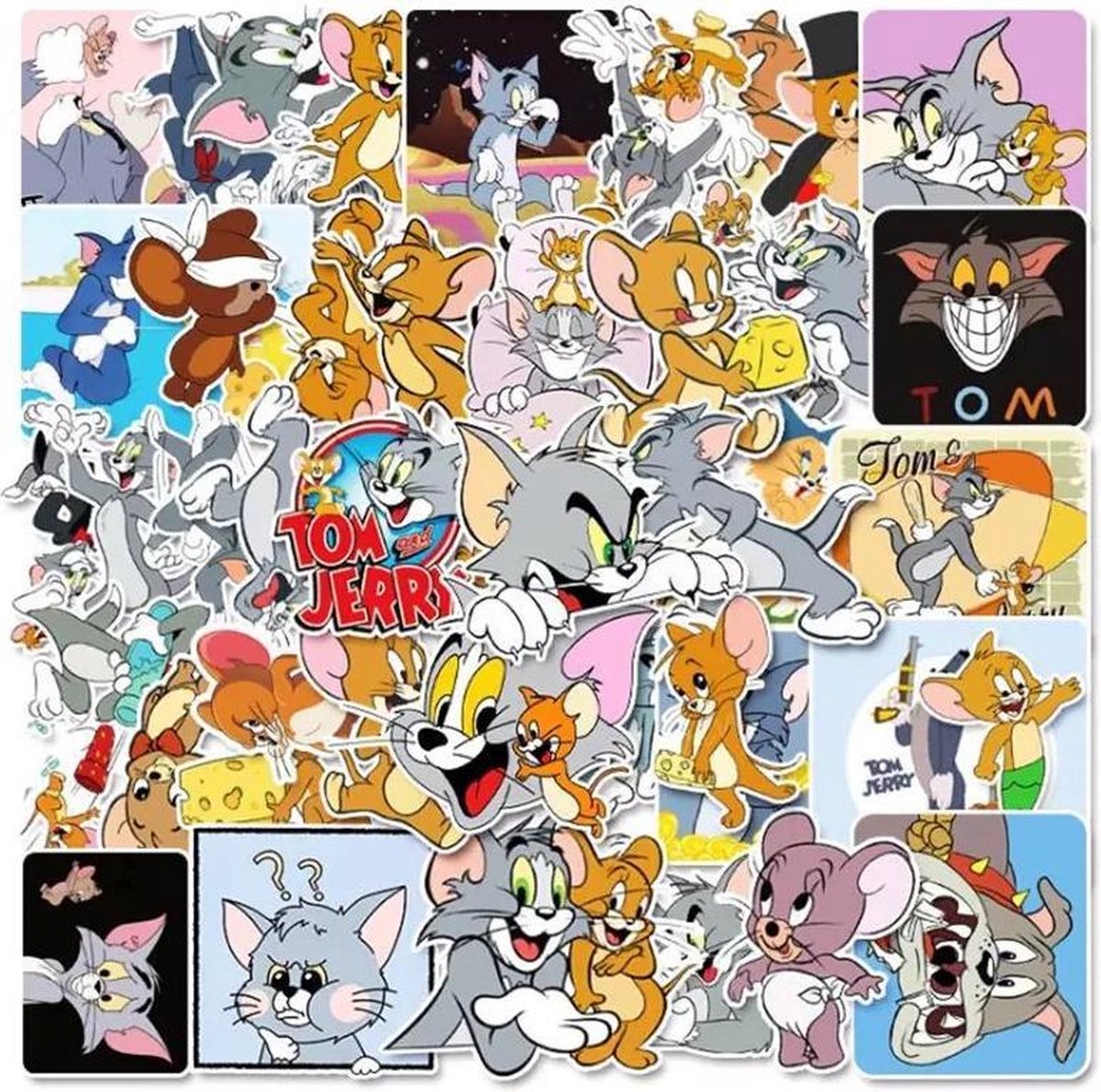 Set 30-60 Tom and Jerry   sticker