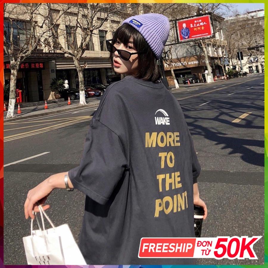 Áo thun tay lỡ form rộng Oversize Unisex, áo phông nam nữ AD68