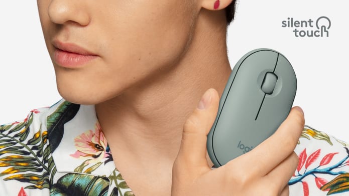 Chuột không dây Logitech Pebble M350 11 Nhấp và cuộn yên tĩnh