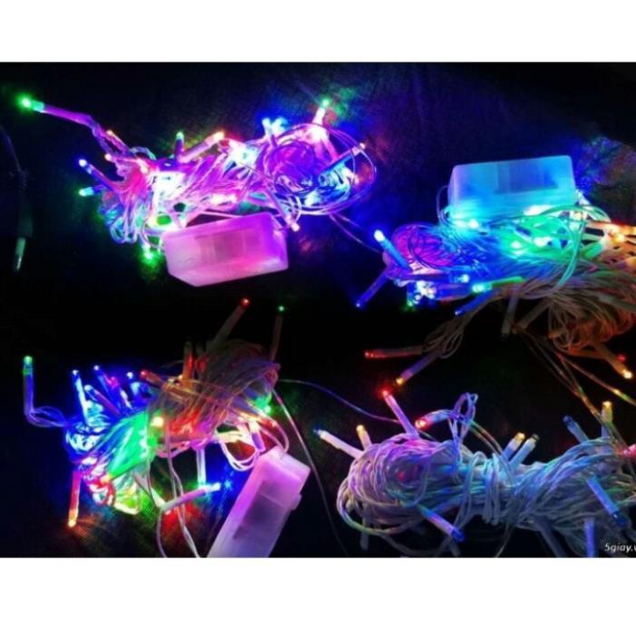Đèn led trang trí noel - Dây đèn nháy nhiều màu