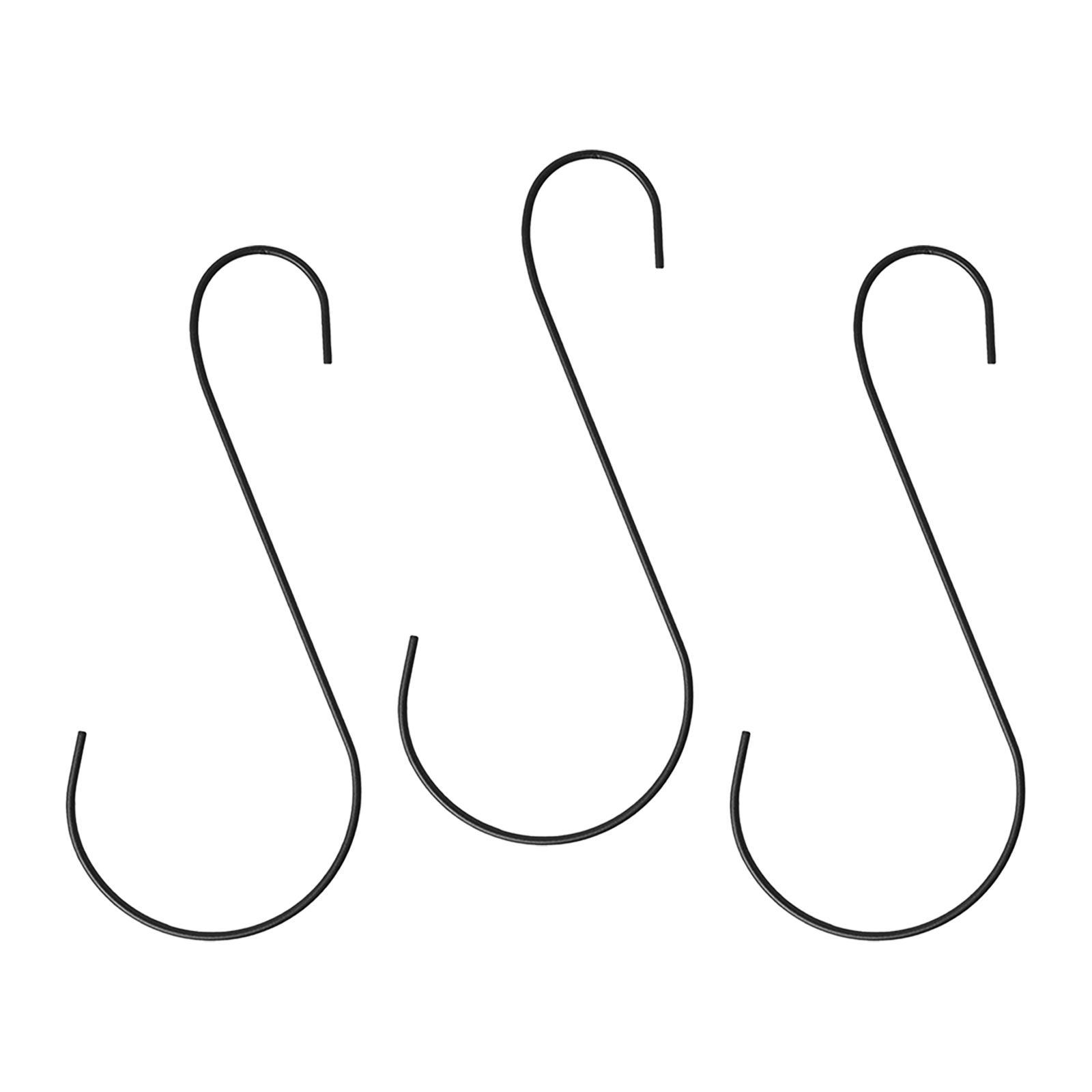 3Pcs S Shaped  Hook Bird Cage Hanger for Garden Patio Home