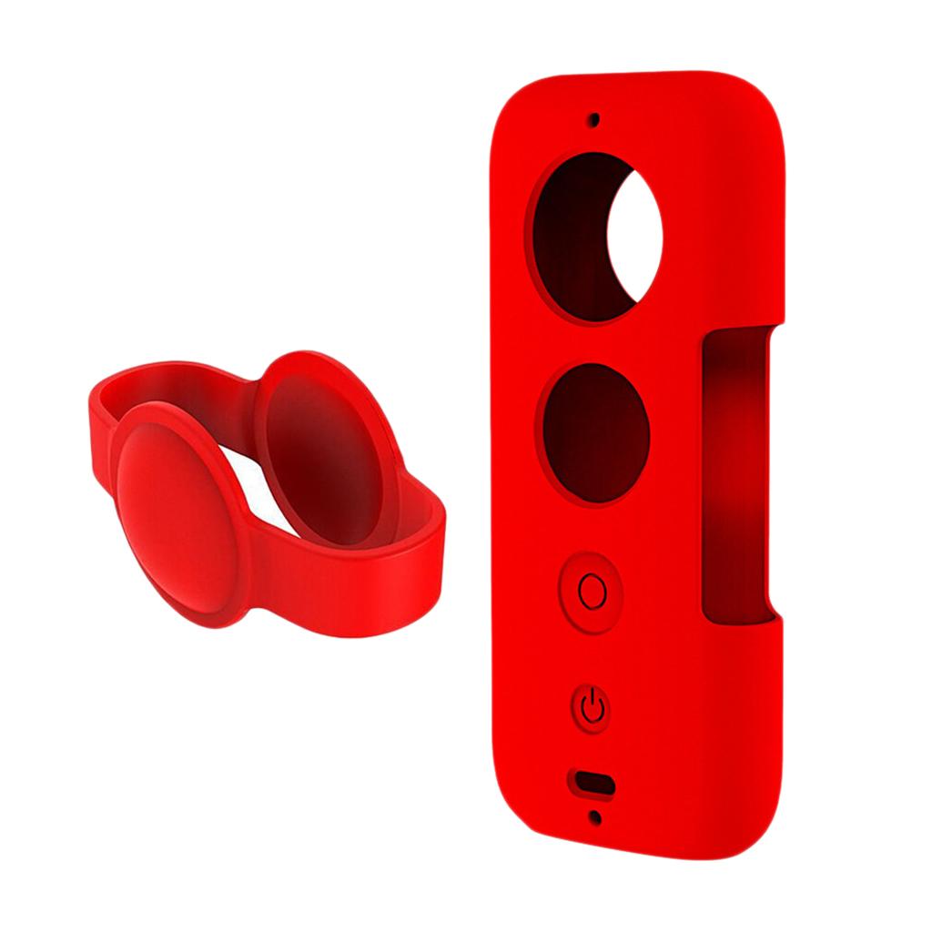 Bảo Vệ Silicone Cover Dành Cho Insta360 1 X Camera Hành Động, chống Trầy Xước Da Trường Hợp Bao Trong Nhà Và Ng