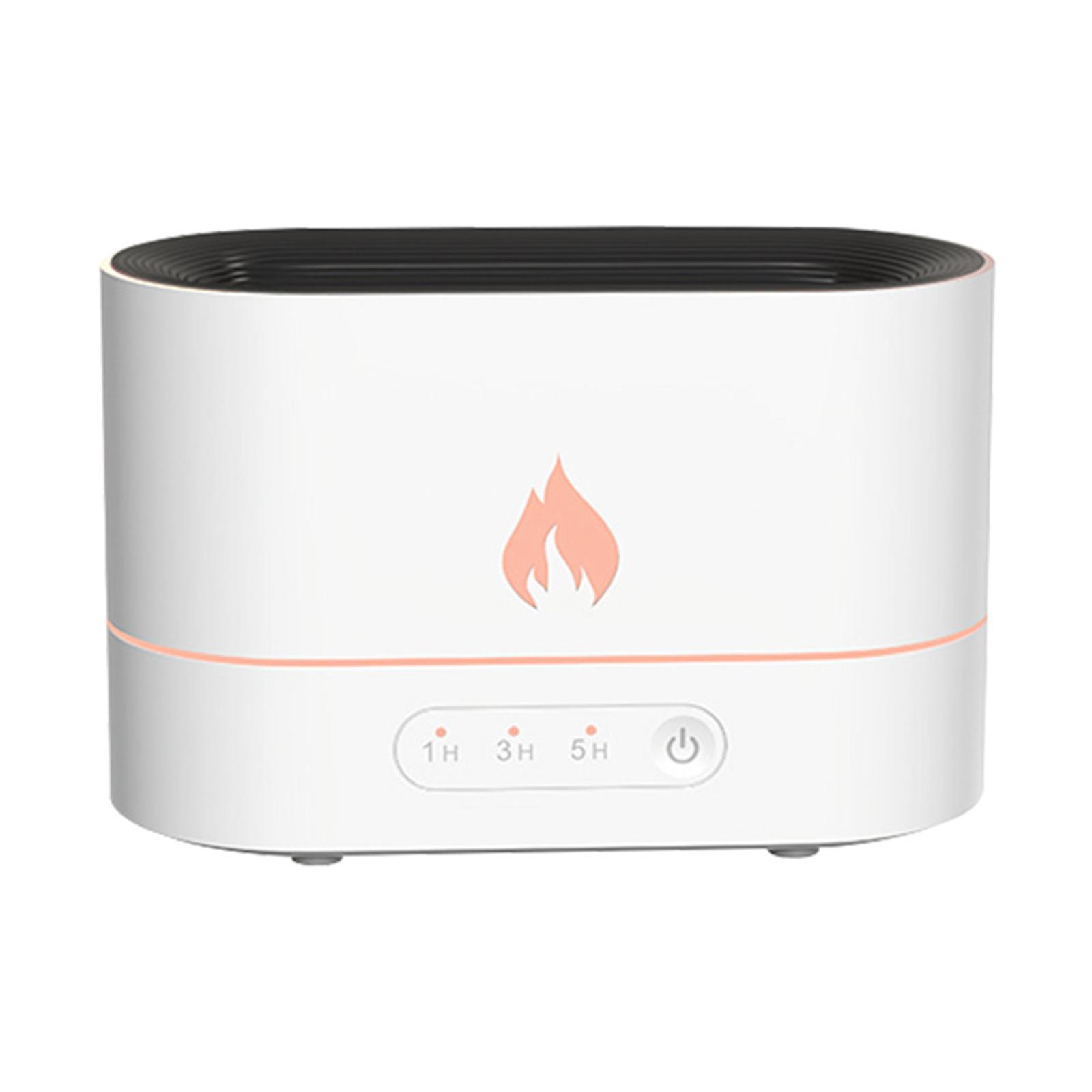 Air Humidifier Waterless Auto Shut-Off with Realistic Flame for Travel