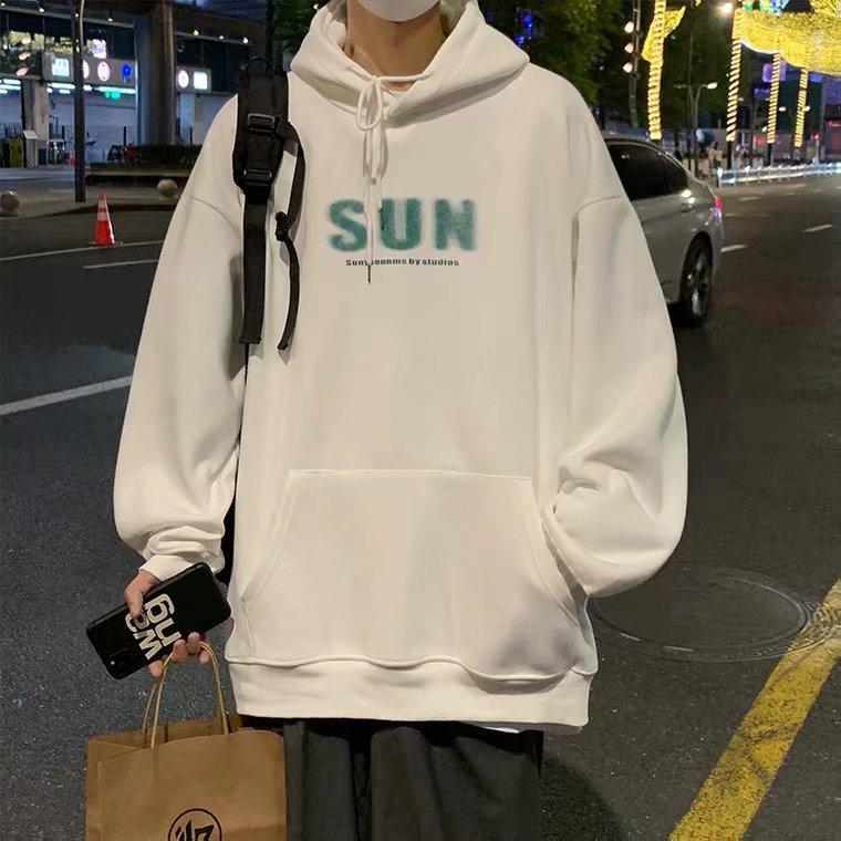 Áo Hoodie In Chữ Thời Trang Năng Động Cho Cặp Đôi M-8Xl