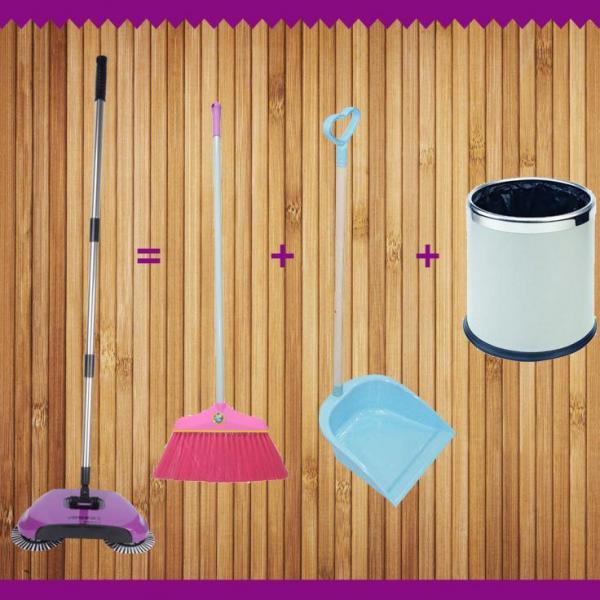 Hand Push Broom Household Floor Dust Sweeper Sweeping Cleaner Mop