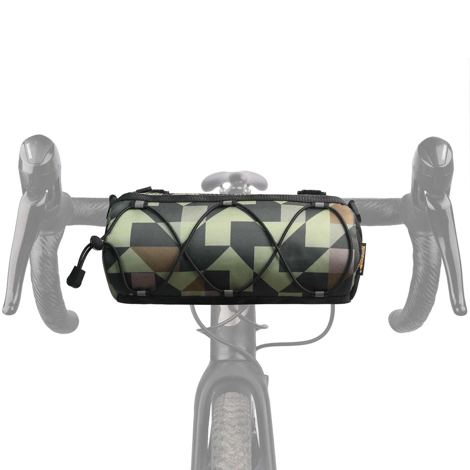 Rhinowalk Practical Bicycle Bag Multifunctional Bike Bag Large Capacity Bike Front Storage Bags Anti-drop Wear-resistant Cycling Bag Crossbody Bag