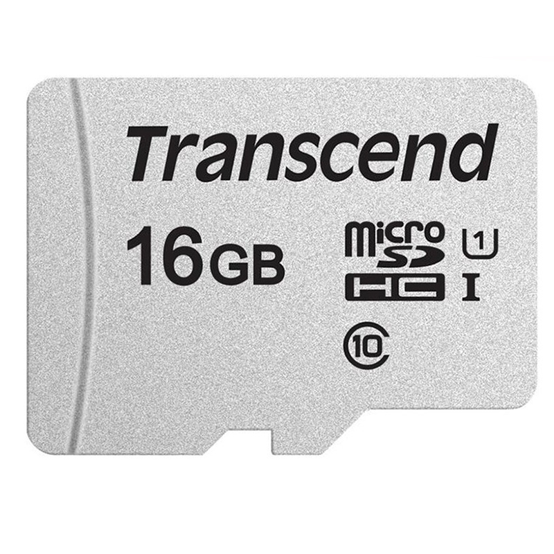 Thẻ Nhớ 16GB Tốc Độ Cao Up To 95MB/s MicroSDHC 300S Transcend - Hàng Chính Hãng