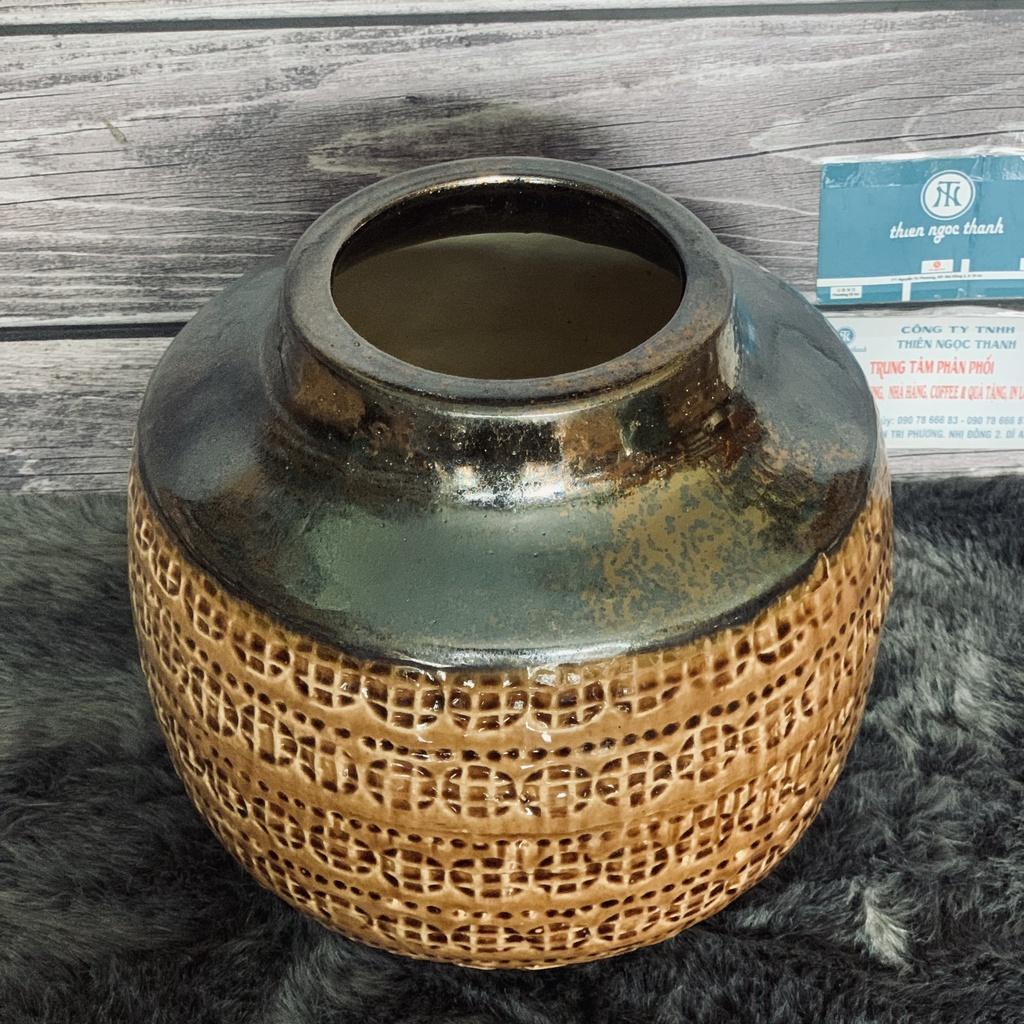 Bình Hoa Gốm Sứ Xuất Dư Mỹ Thuật Trang Trí