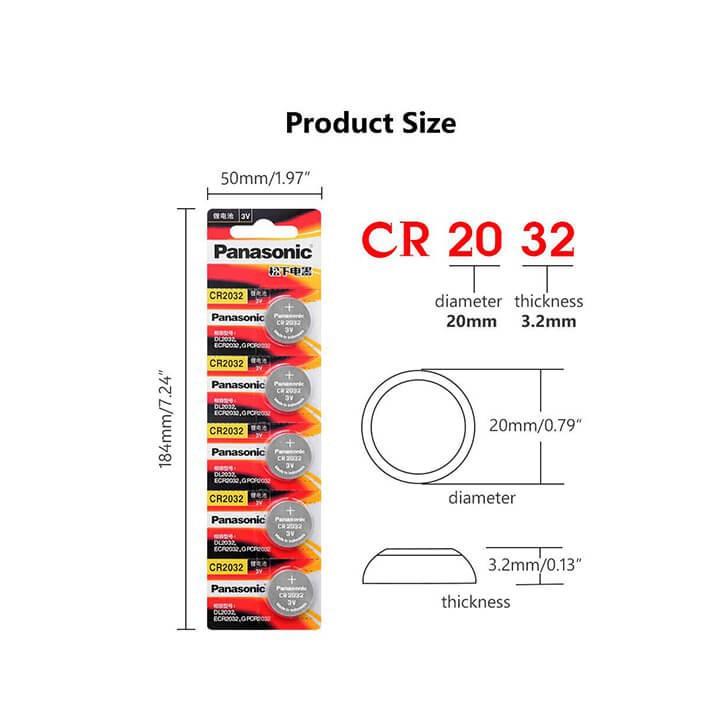 Pin smartkey oto, xe hơi panasonic cr2032