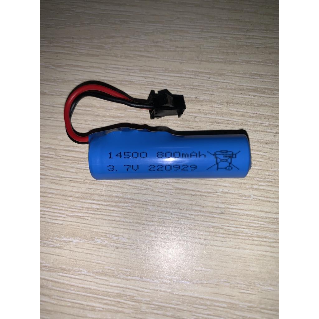 Pin sạc 3.7v 800mah xả 10C 14500 có mạch bảo vệ giá sỉ đồ chơi xe điều khiển