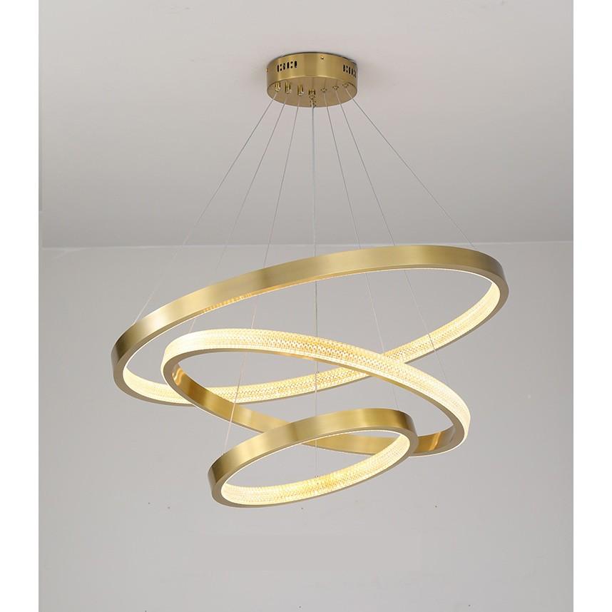 Đèn trần RORIO 3 vòng Led 3 chế độ sáng - có điều khiển từ xa tiện dụng