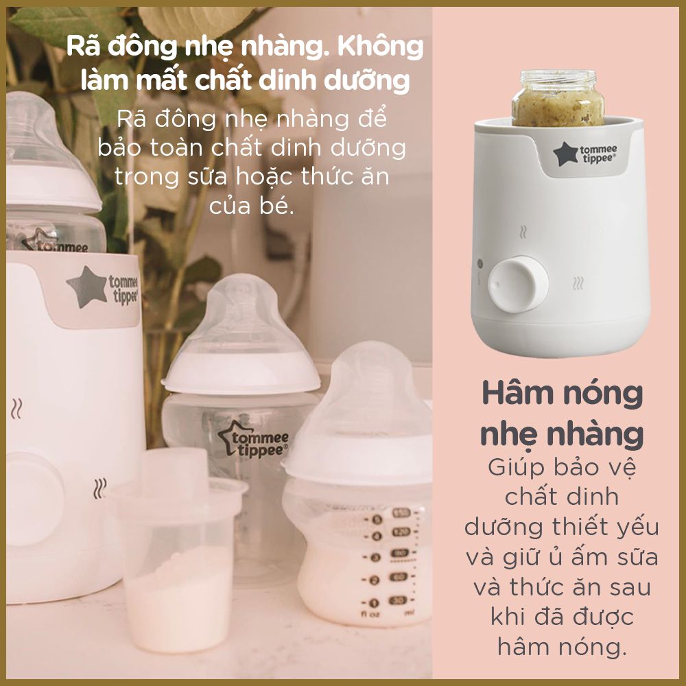 Máy hâm sữa và thức ăn cho bé Tommee Tippee Easi-Warm