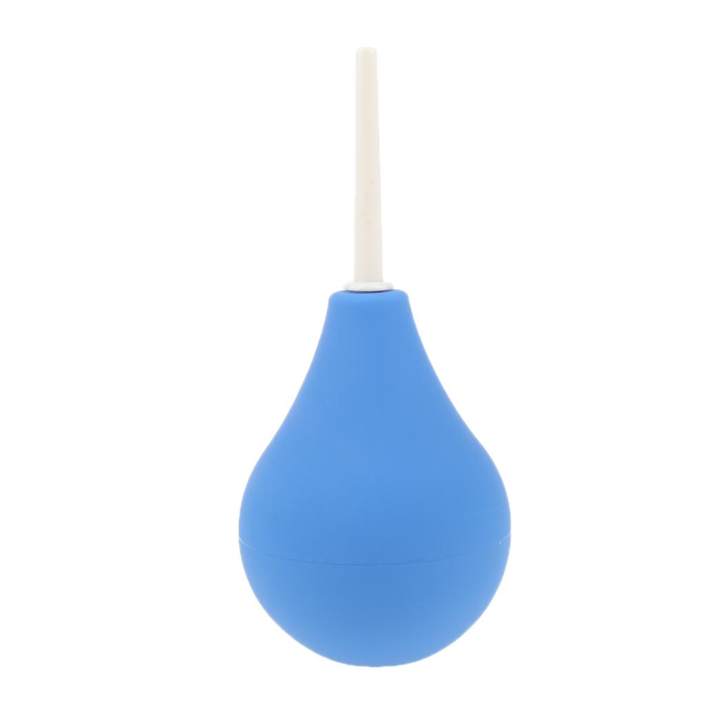 Mini Men Women Enema Bulb Clean Anal Silicone Douche with Nozzle Kit 220ml