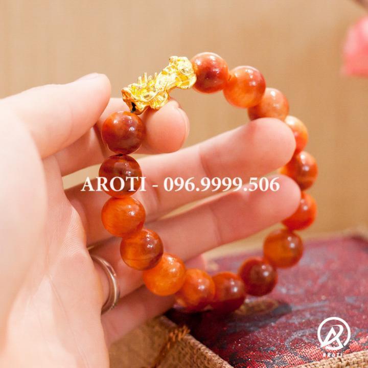 Vòng phong thủy - Vòng phong thủy gỗ huyết long tỳ hưu tài lộc 12 mm V151-12 -SP 1