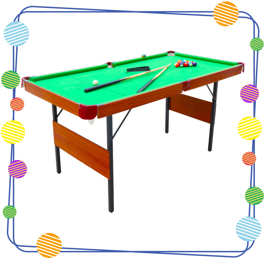 Đồ chơi bàn Bida mini bằng gỗ cỡ lớn Table Top Pool Table TTP-140 kích thước 140x75cm​