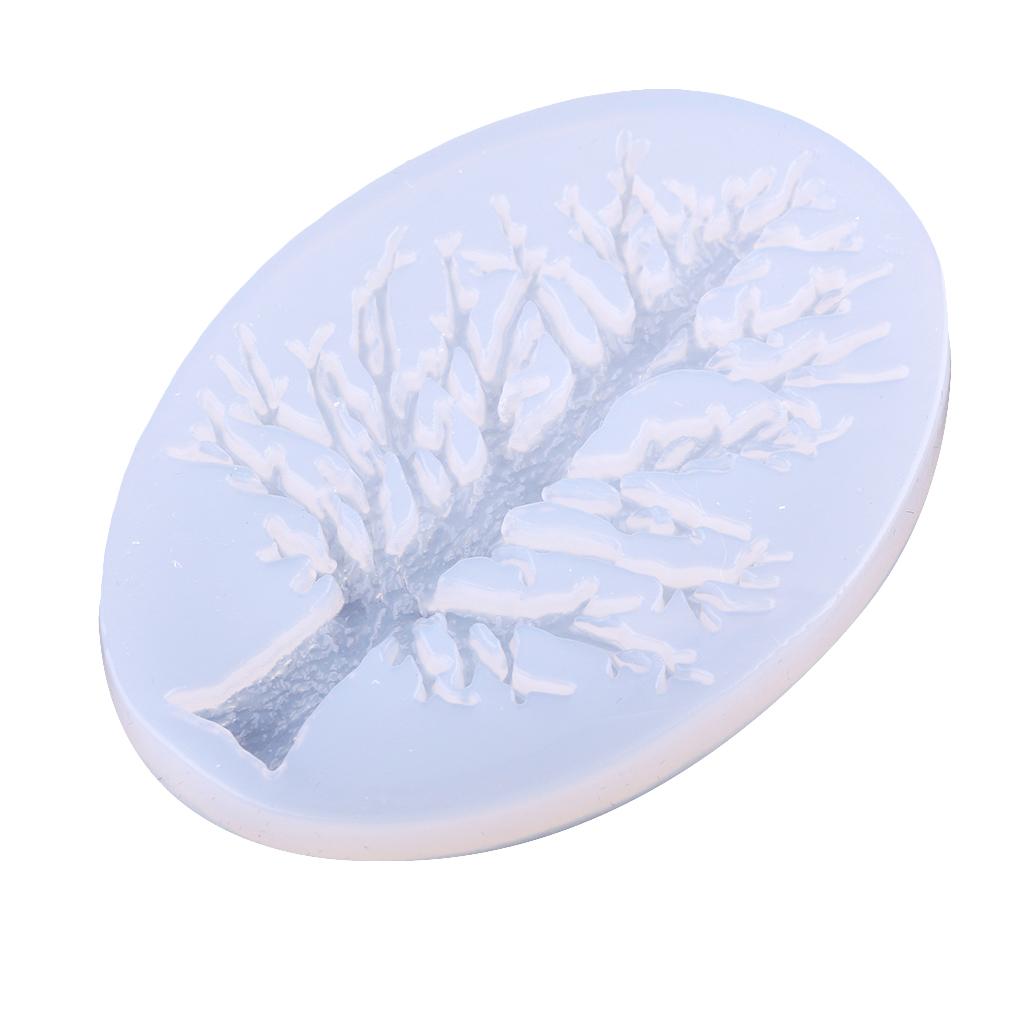 Tree Shape Silicone Molds Jewelry Making Mould for Making Crystal Ornament