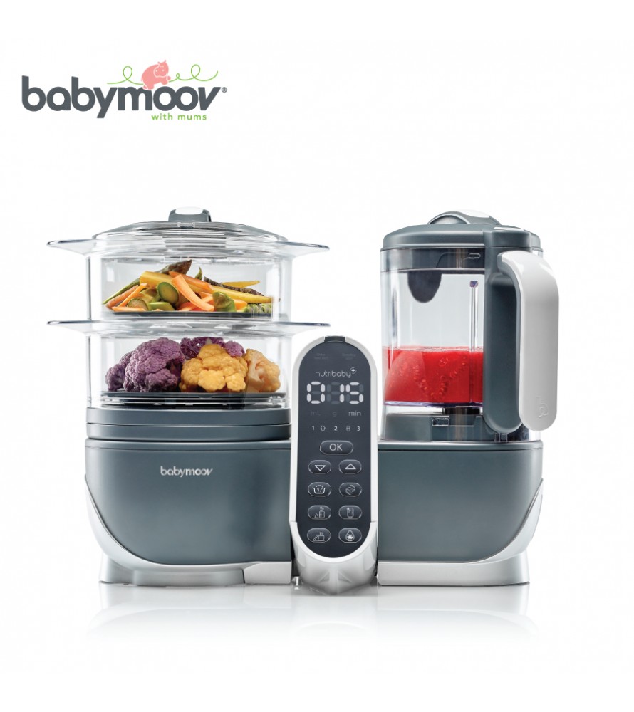 Máy Tiệt trùng Xay Hấp đa năng NUTRIBABY PLUS 5IN1 BABYMOOV - PHÁP