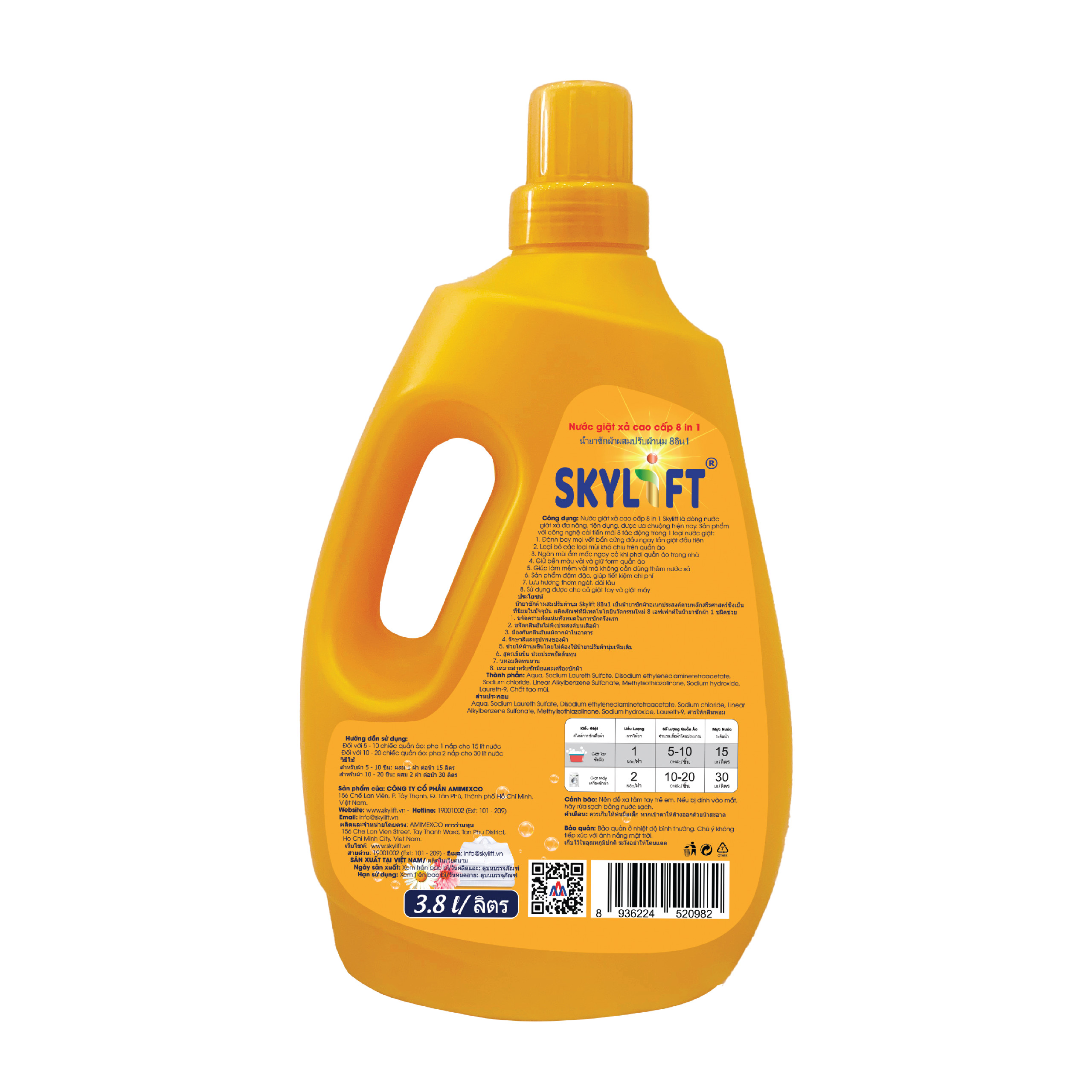 Nước giặt xả cao cấp Skylift