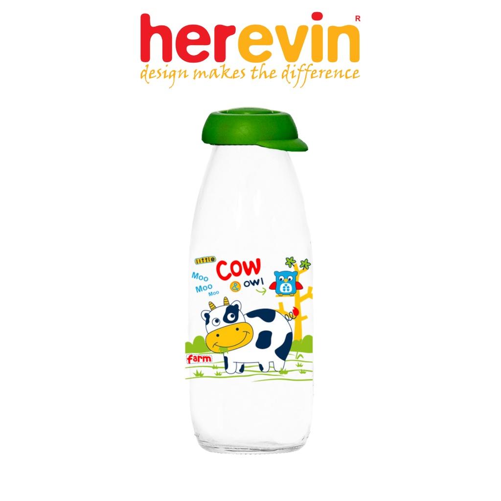 Bộ 3 Chai Đựng Sữa Thuỷ Tinh Herevin Decor 500ml - HECH111730-001