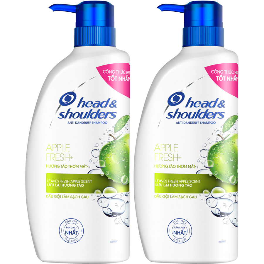 Combo 2 Dầu Gội HEAD & SHOULDERS Hương Táo 625ml