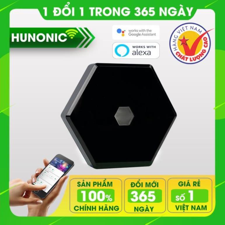 Hunonic-Bộ điều khiển hồng ngoại thiết bị tivi, điều hoà, dàn âm thanh, đầu KTS, quạt… từ xa qua điện thoại-Hàng chính hãng