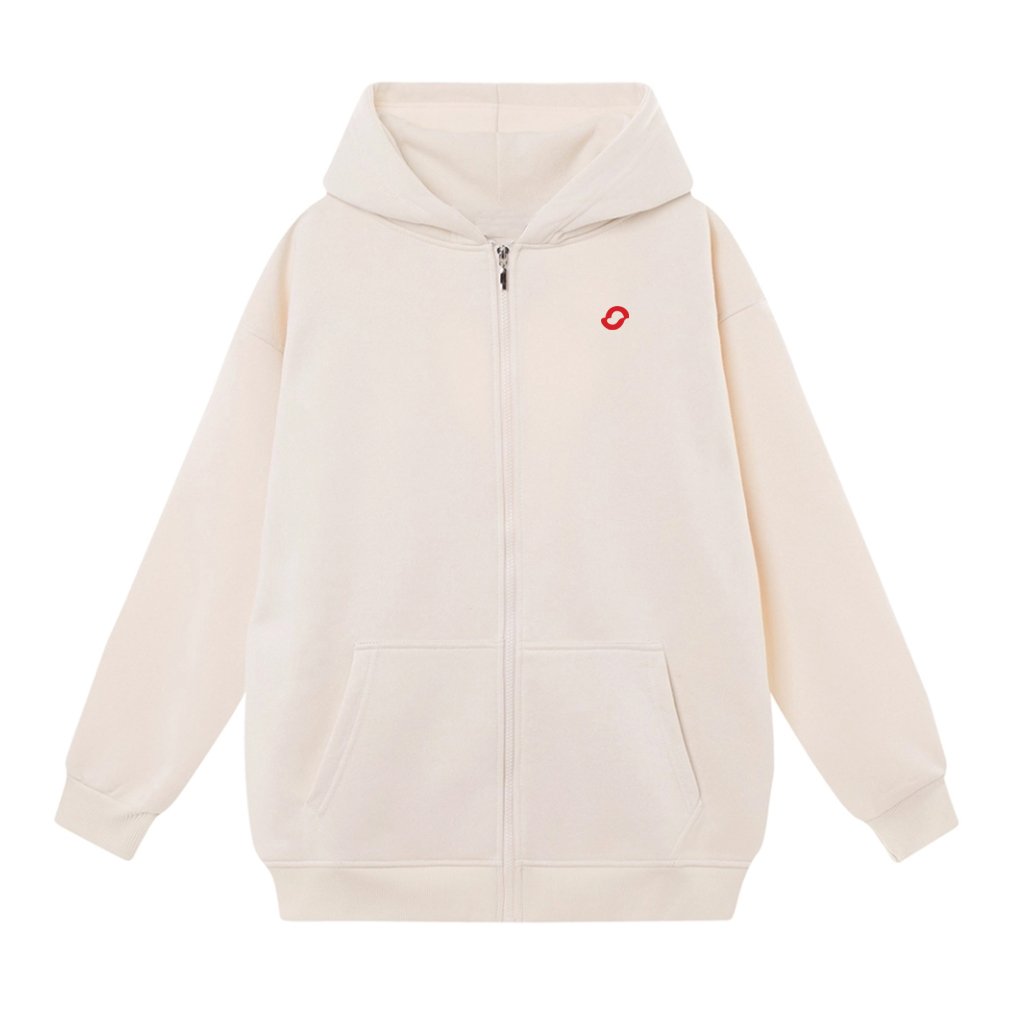 Áo khoác Hoodie Zip nam nữ SAM CLO có mũ form rộng chất nỉ tay dài thu đông ZIP HÌNH TRÒN OUTERITY