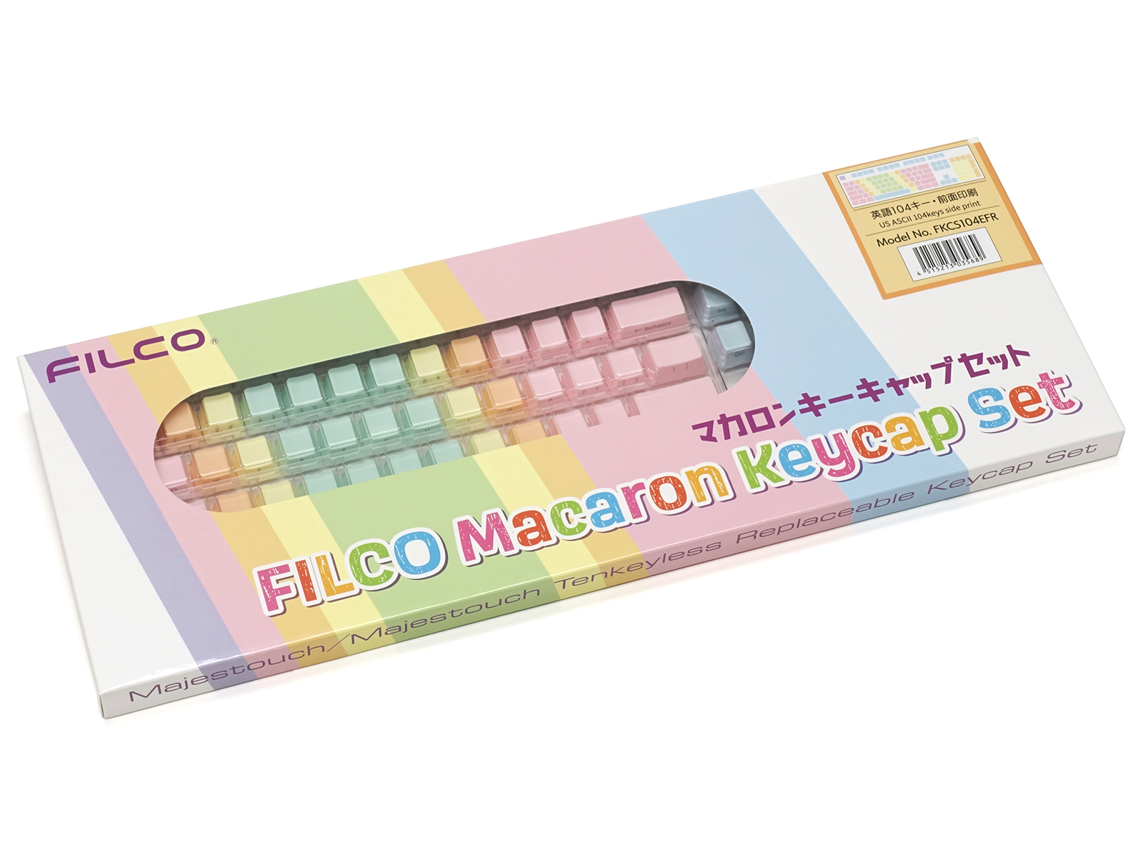 Bộ keycap Filco Macaron 104 phím - Chữ Ninja - Hàng Chính Hãng