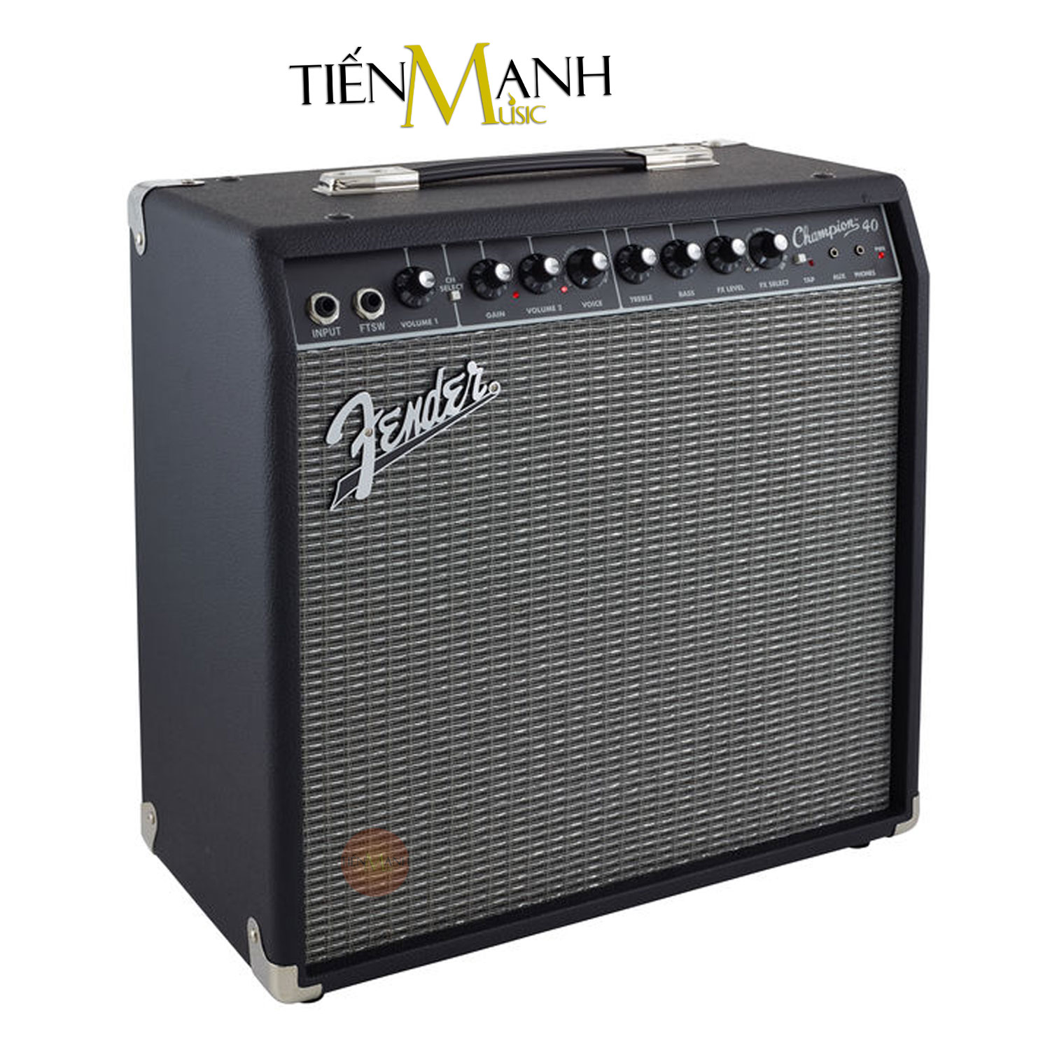 Fender Champion 40 Amply Đàn Electric Guitar Điện - Loa Ampli 230V 40W Combo Amplifier Hàng Chính Hãng - Kèm Móng Gẩy DreamMaker