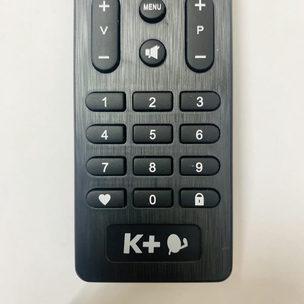 Điều khiển Đầu Thu K+ Mới - Remote chảo K+ K Plus Sử dụng cho các dòng khiển K+ đời mới