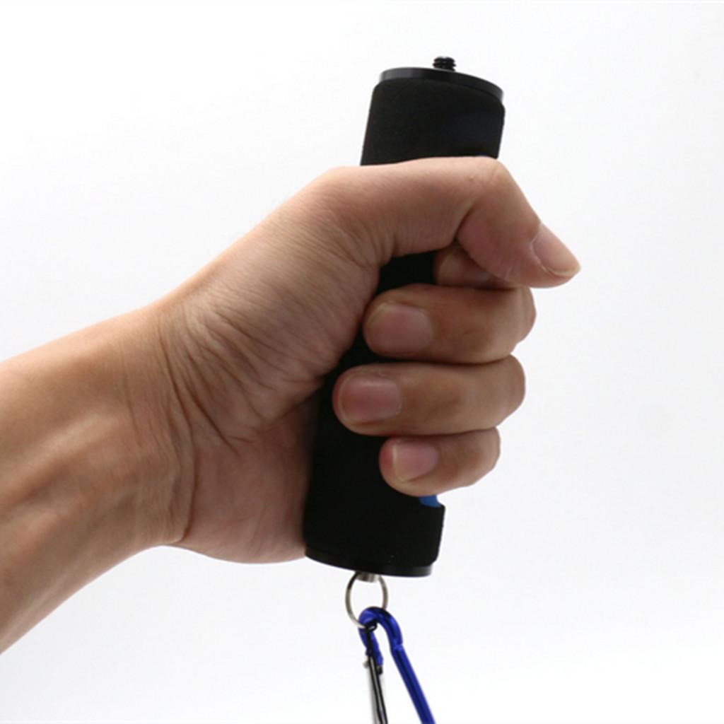 1/4" Screw Sponge Selfie Stick Handle Grip Stabilizer for Camera Blue