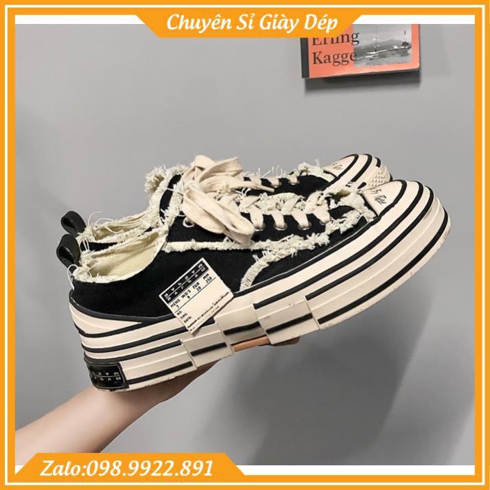 xVESSEL Giày Sneaker Nam Nữ style rách cao