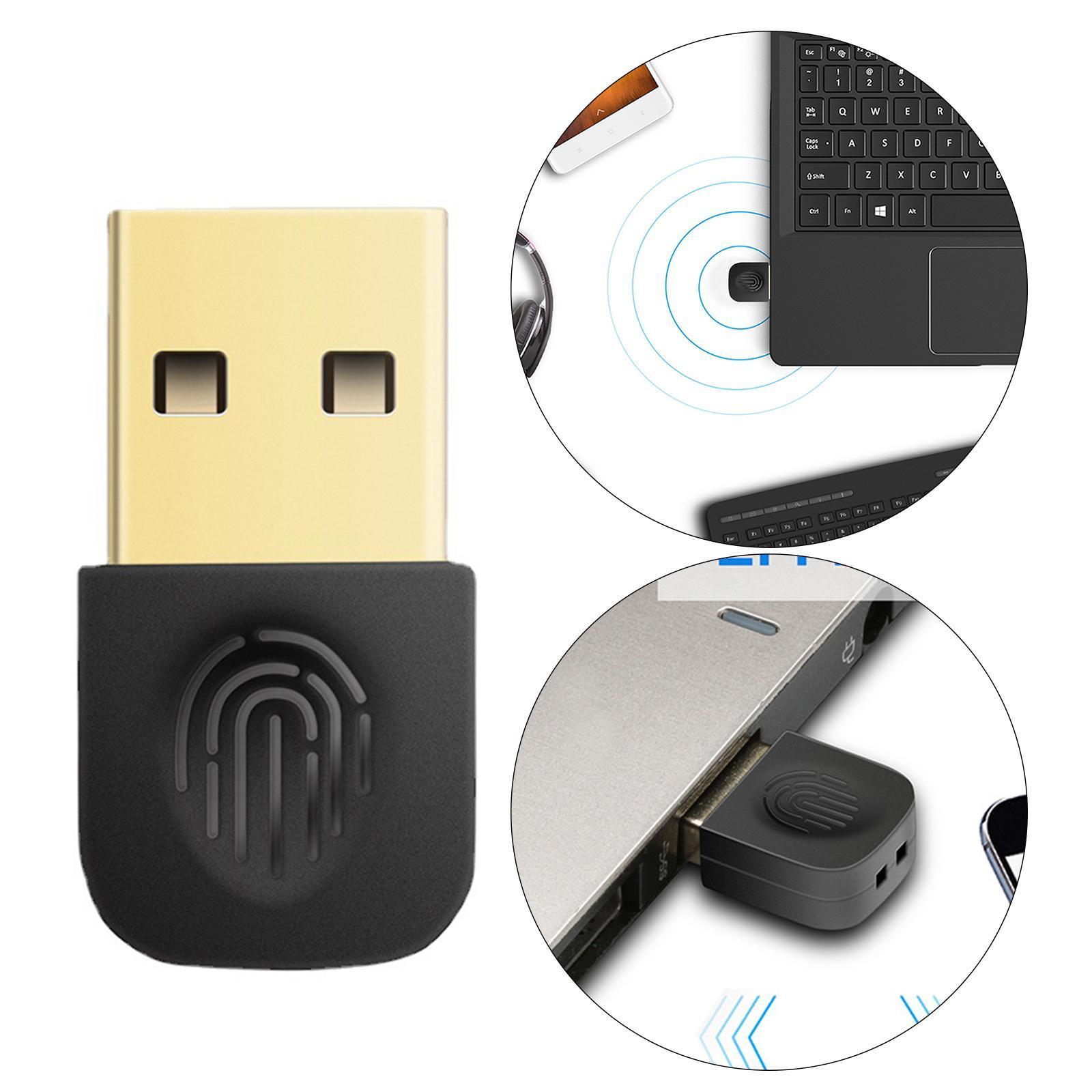 Mini USB Bluetooth 5.0 Adapter Wireless for Headset Speakers Hands Free