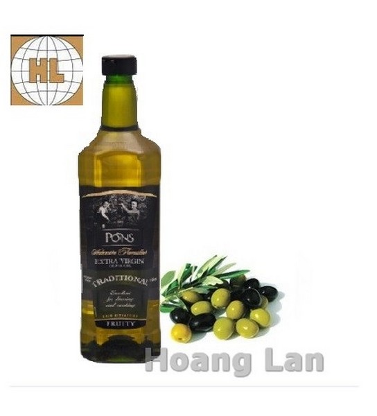 Dầu Olive Extra Virgin PONS 1L - Tây Ban Nha (chai nhựa PET)