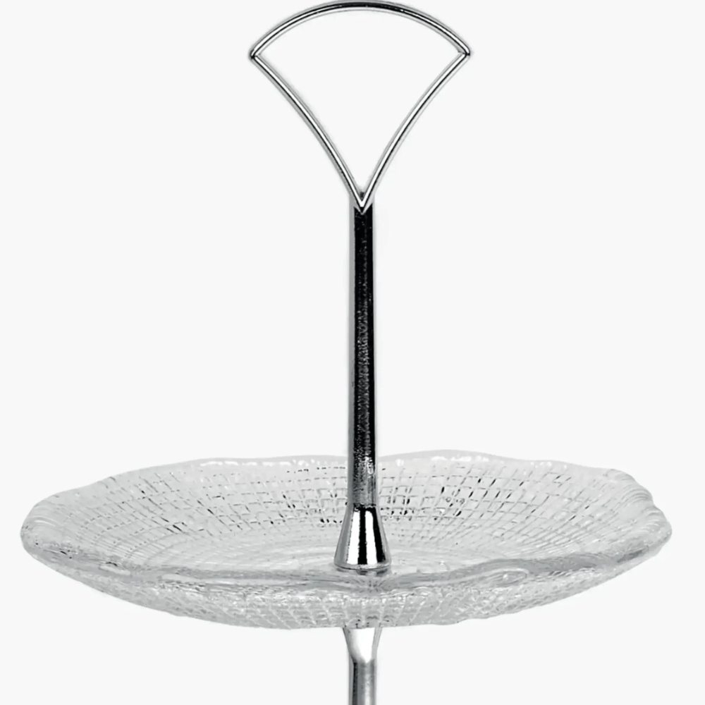 Đĩa bánh 3 tầng Diamante 35cm IVV Hàng chính hãng