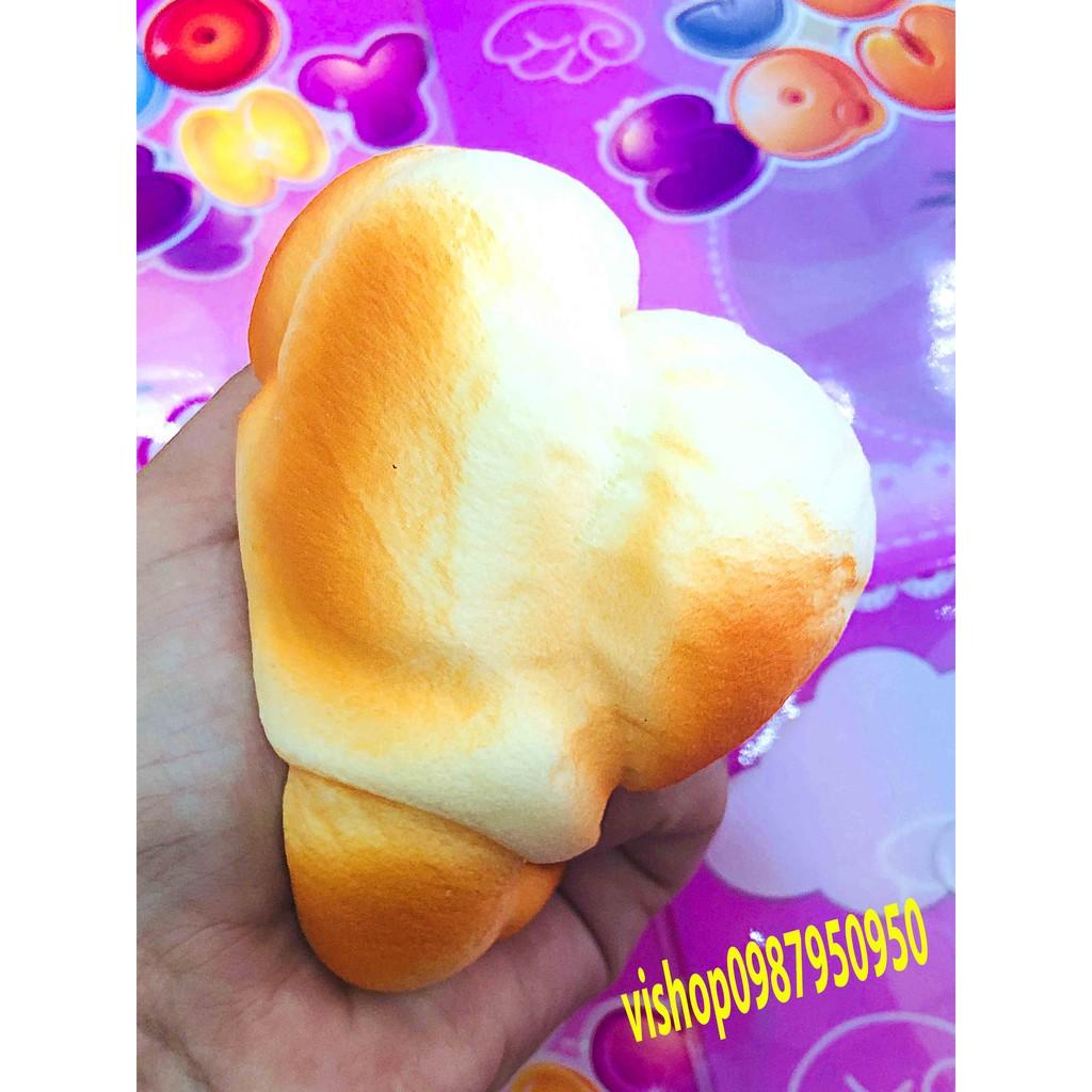 Đồ chơi squishy bánh mỳ xoắn 20cm