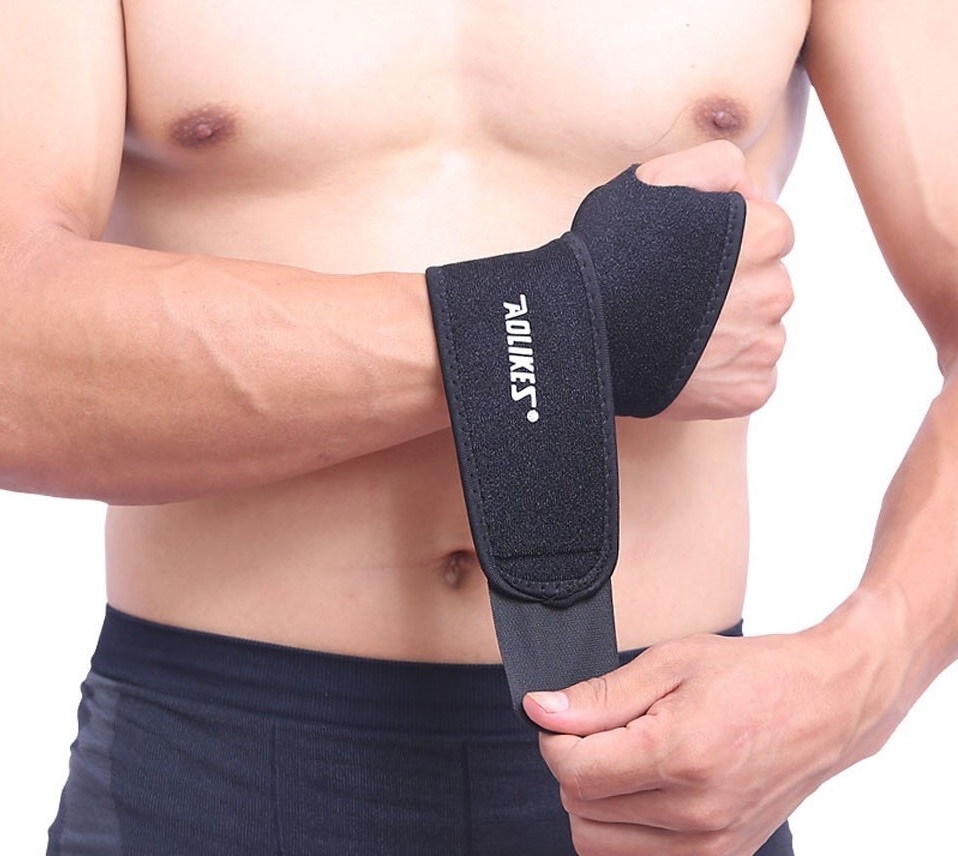 Quấn Nẹp Cổ Tay Bảo Vệ Hỗ Trợ Xương Ống Khớp Cổ Tay Khi Tập Gym, Chơi Thể Thao Pressure Adjustable Wrist Support A-7937