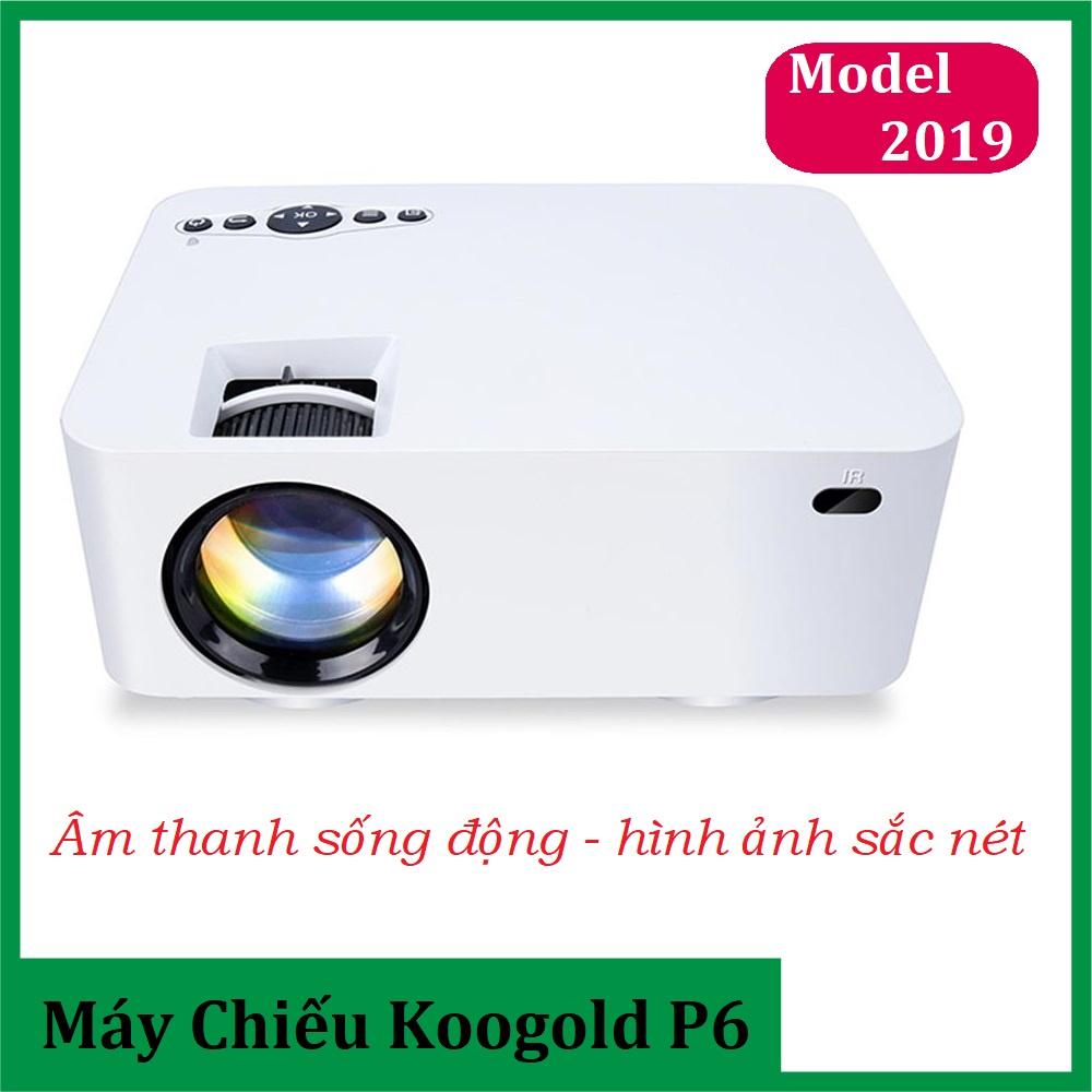 Máy Chiếu Mini, Máy Chiếu Slide, Máy Chiếu Di Động Koogold P6, Độ Phân Giải Full HD 1920 x 1080 Sắc Nét Từng Khung Hình