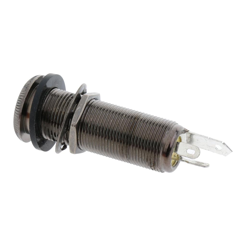 Sunnimix Guitar 6.35 Mm Jack Cắm Đầu Cắm Cho Đàn Guitar Điện Phần Bass Phụ Kiện