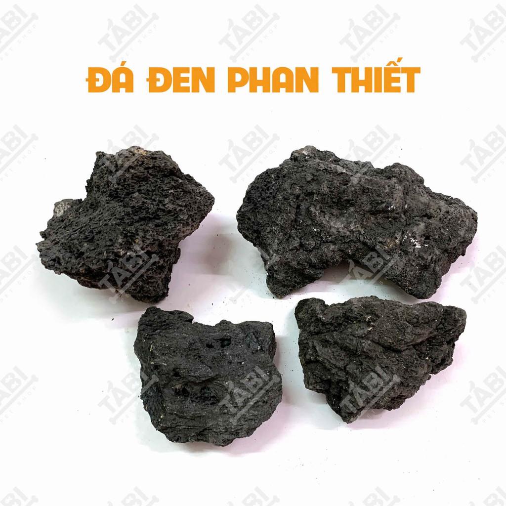 1KG Đá Đen Lớn Setup Hồ Cá - Đá Gia Lai Trang Trí Bể Cá, Làm Cảnh Núi