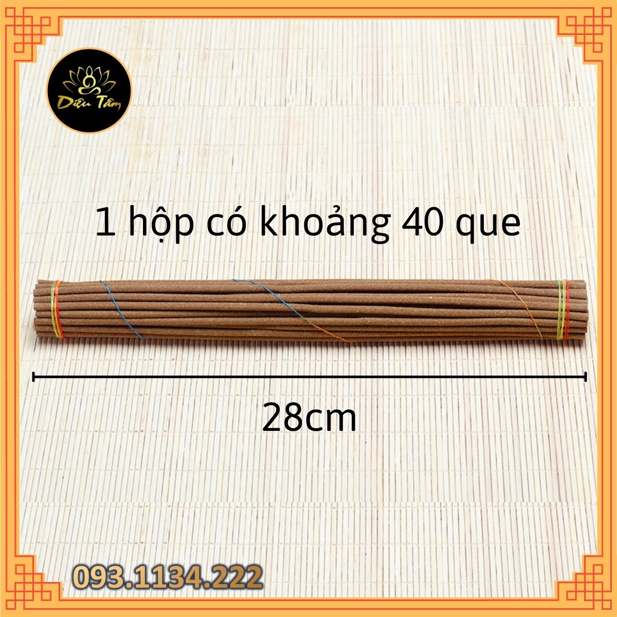 Hương thảo dược Tây Tạng hộp 40 cây 4 loại mùi khác nhau