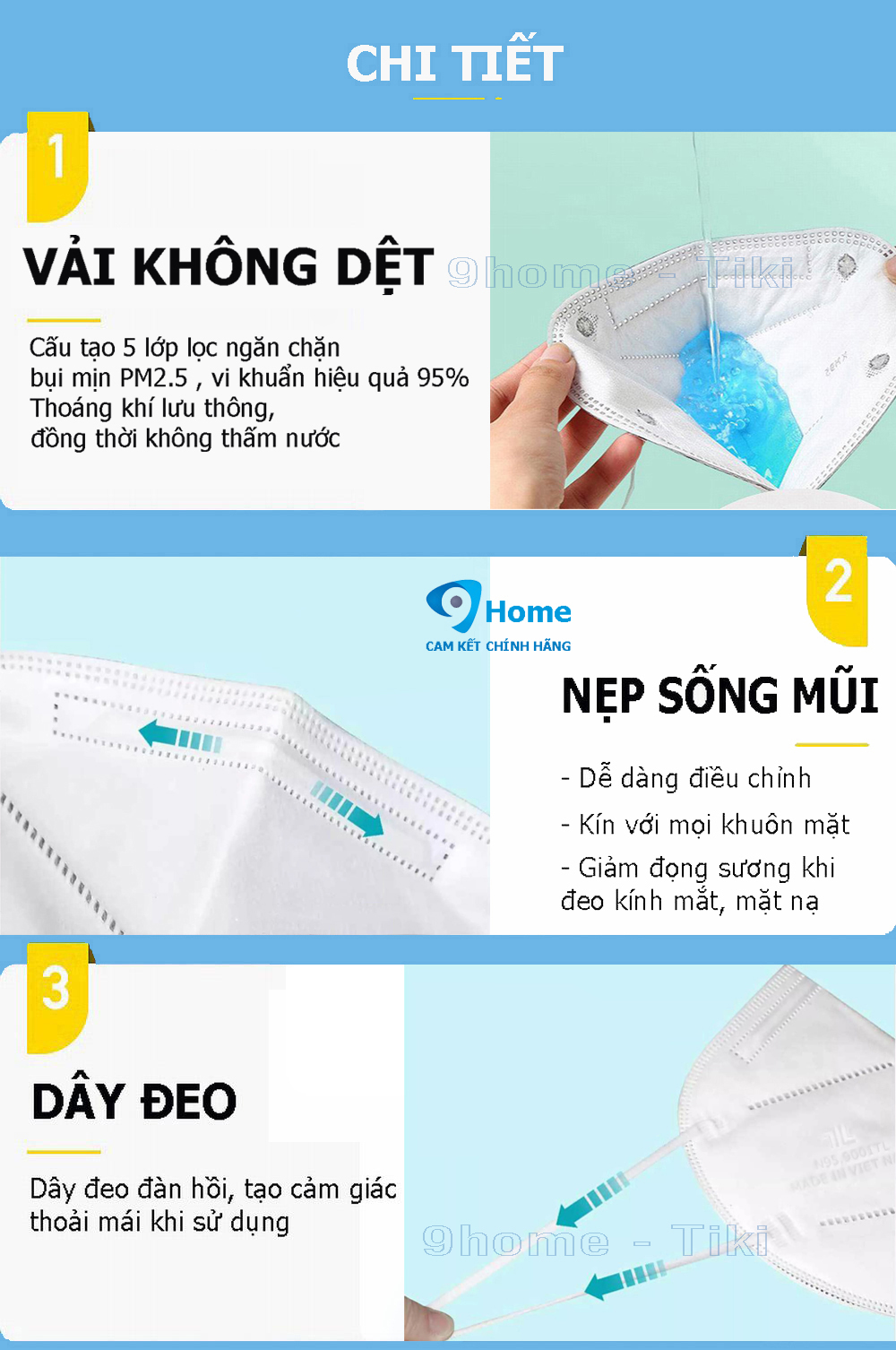 Khẩu trang y tế N95 Pro Mask [ Hộp 20 cái ] màu trắng 5 lớp kháng khuẩn, chống bụi siêu mịn PM2.5, đạt chứng chỉ ISO13485, CE, FDA.