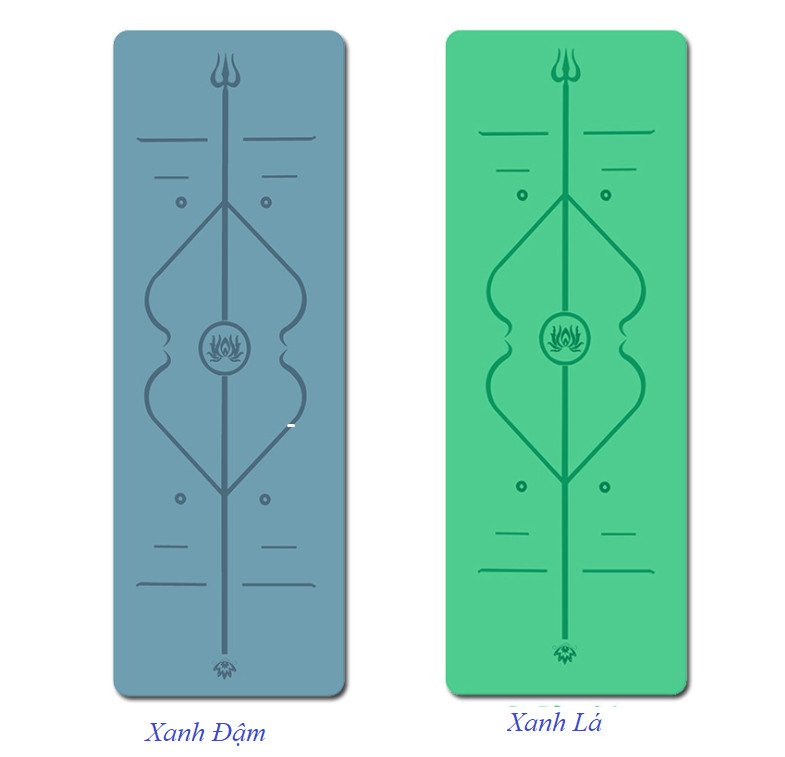 Thảm Yoga Cao Su Định Tuyến PU