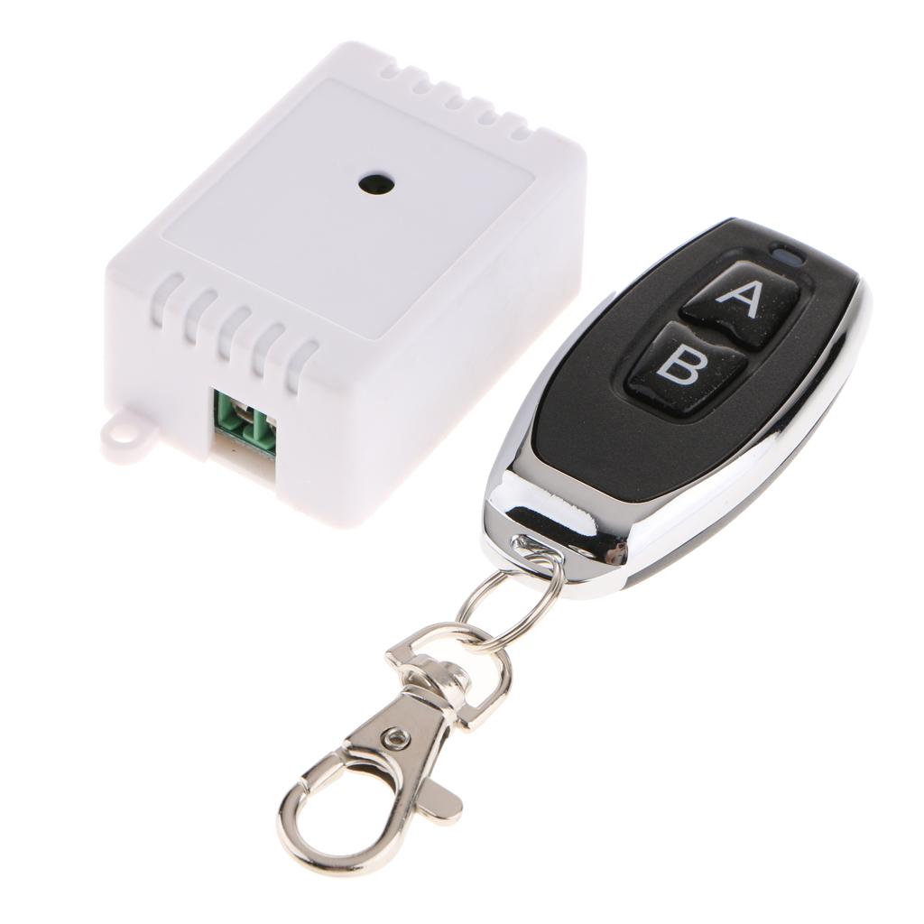 1CH Wireless RF Remote Control Switch Transmitter + Receiver 01 AB Button