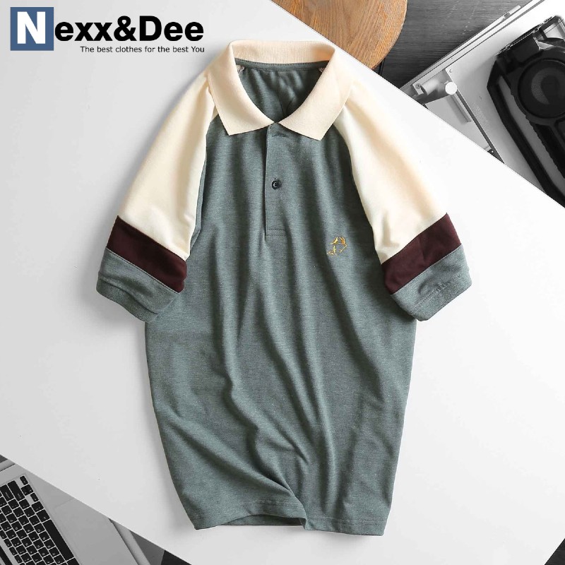 Áo thun POLO nam cá sấu kẻ sọc ngang TRẺ TRUNG có cổ bẻ cao cấp, PL17