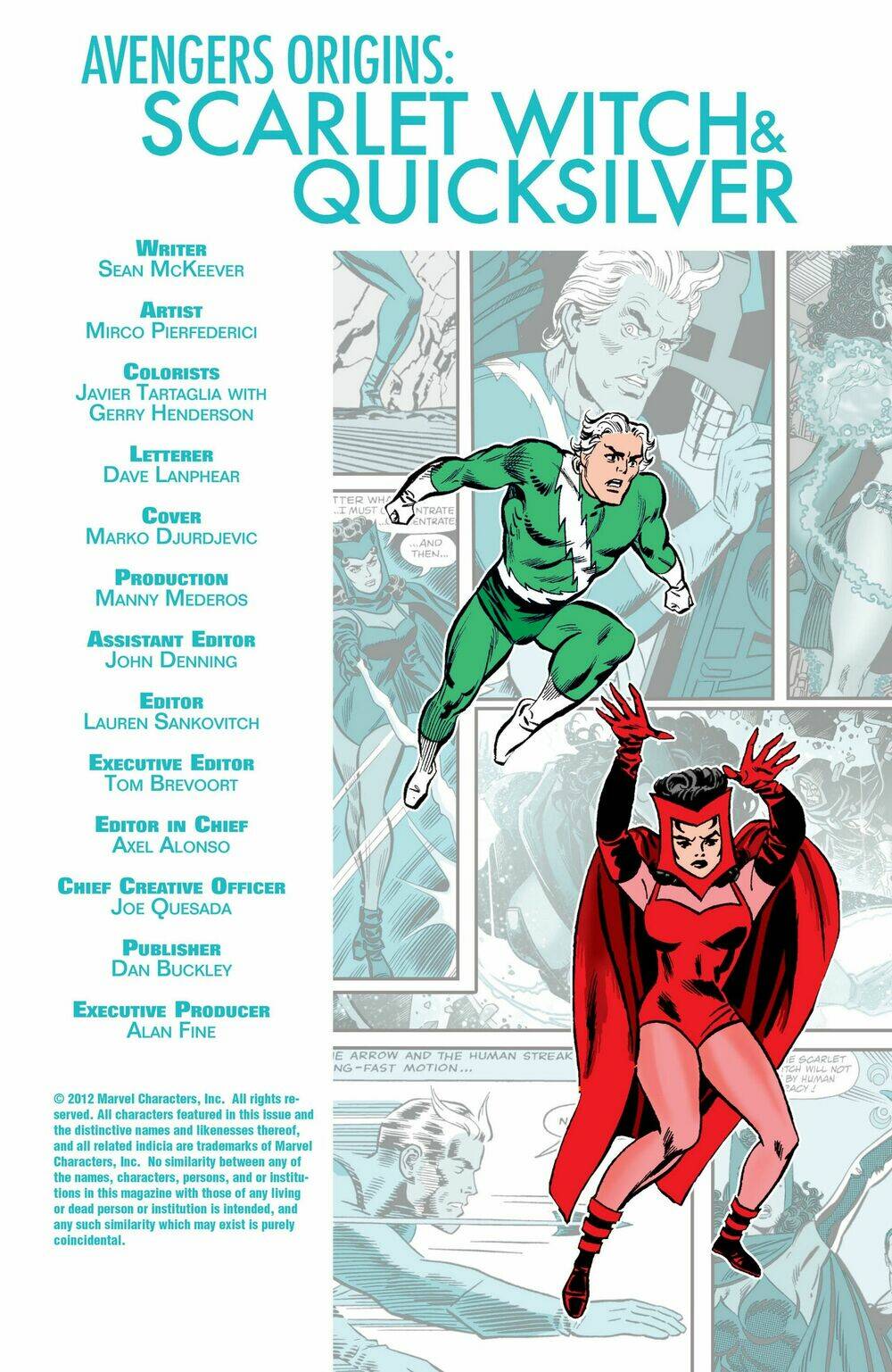 avengers origin scarlet witch & quicksilver chapter 1 2