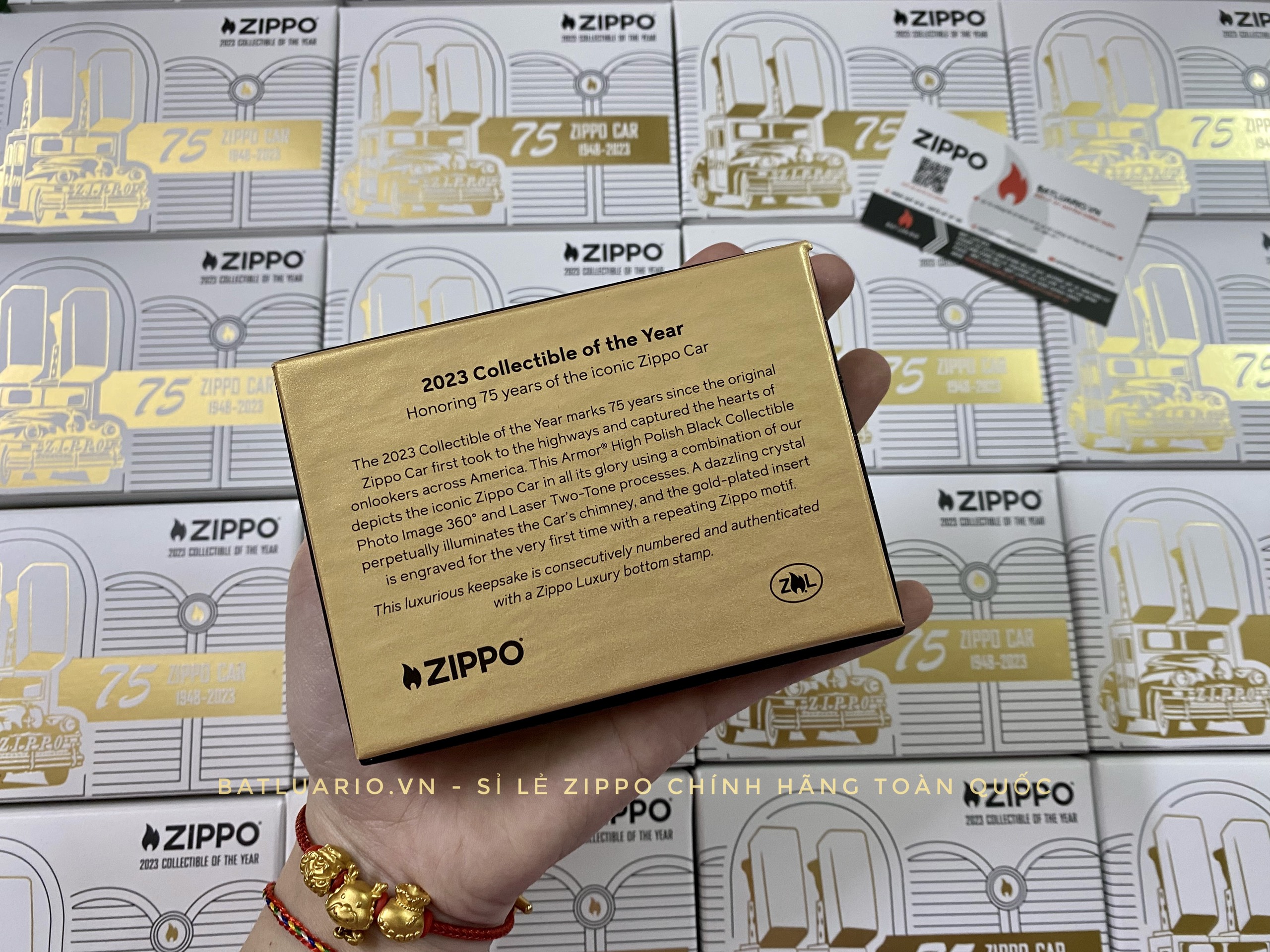 Zippo 48692 – Zippo 2023 Collectible Of The Year – Zippo Car 75th Anniversary Asia Pacific Limited Edition – Zippo COTY 2023 – Honoring 75 Years Of The Zippo Car