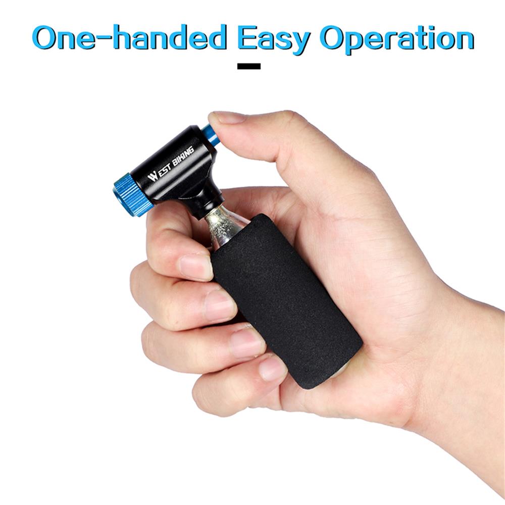 Ống Bơm Xe Đạp Cầm Tay Áp Suất Cao Bằng Hợp Kim Nhôm