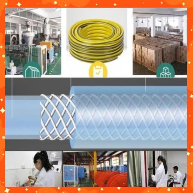 Bộ dây tăng áp 3 lần vòi xịt nước rửa xe, tưới cây loại 7-10m  206843
